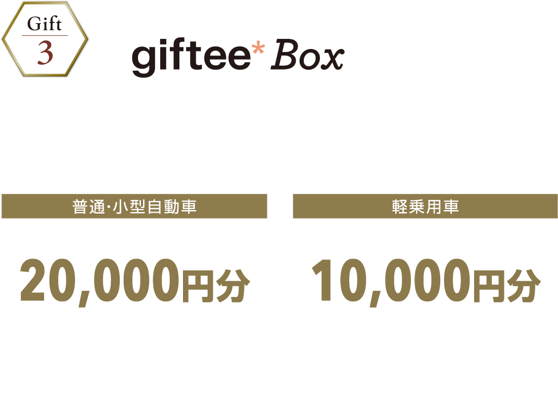 Gift 3 デジタルギフト giftee Box